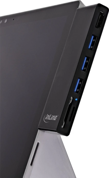InLine Multihub für Surface Pro 4/5/6, Mini DisplayPort [Stecker], USB-A 3.0 [Stecker]