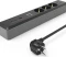 Hama Steckdosenleiste mit Schalter, 3-fach, 1x USB-A/2x USB-C 65W USB-PD, 1.4m, schwarz/grau Vorschaubild