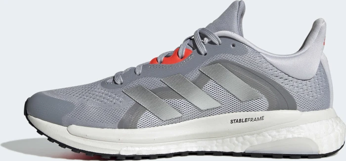 adidas Solar Glide 4 ST halo silver/crystal white/solar red (Damen)