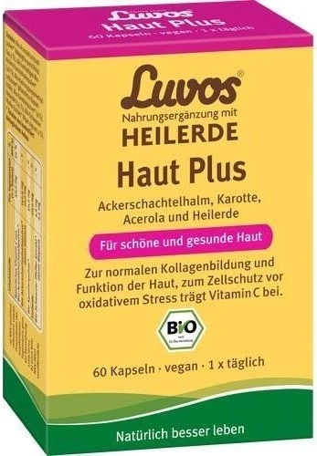 Luvos Heilerde Bio Haut Plus Kapseln, 60 Stück