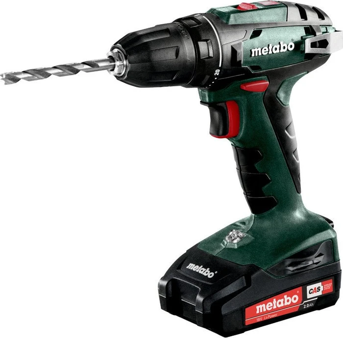 Metabo BS 18 Akku-Bohrschrauber inkl. Koffer + 2 Akkus 2.0Ah