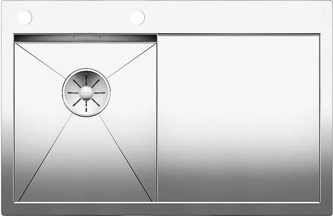 Blanco Zerox 4 S-IF InFino Einbau Becken links mit Ablauffernbedienung edelstahl