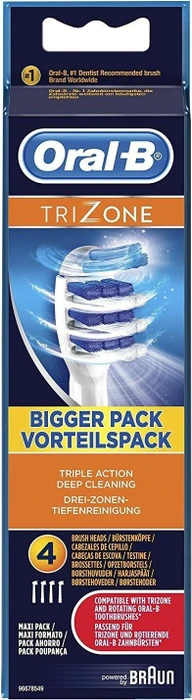 Oral-B Trizone Ersatzbürste, 4 Stück