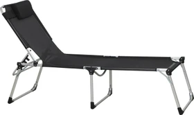 Siena Garden Sole Klappliege schwarz
