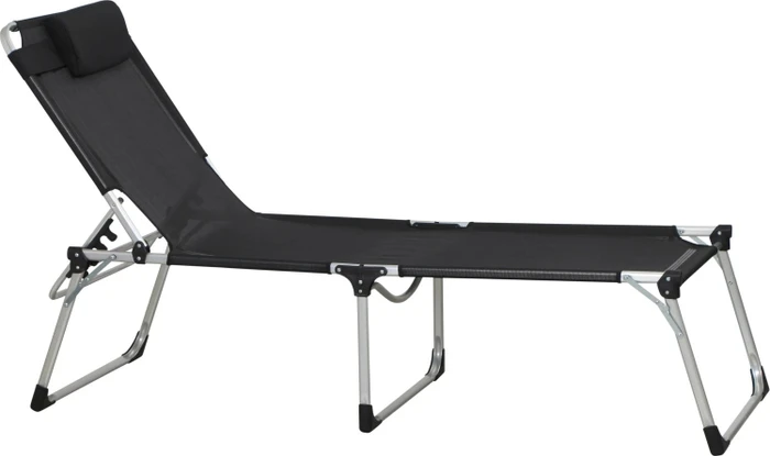 Siena Garden Sole Klappliege schwarz