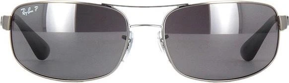 Ray-Ban RB3445 61mm grey-blue/polarized silver mirror