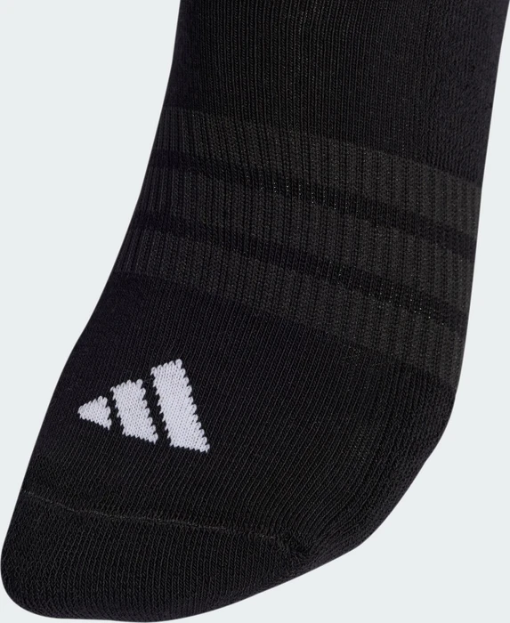 adidas Cushioned Low Cut Socken medium grey heather/white/black, 3 Paare