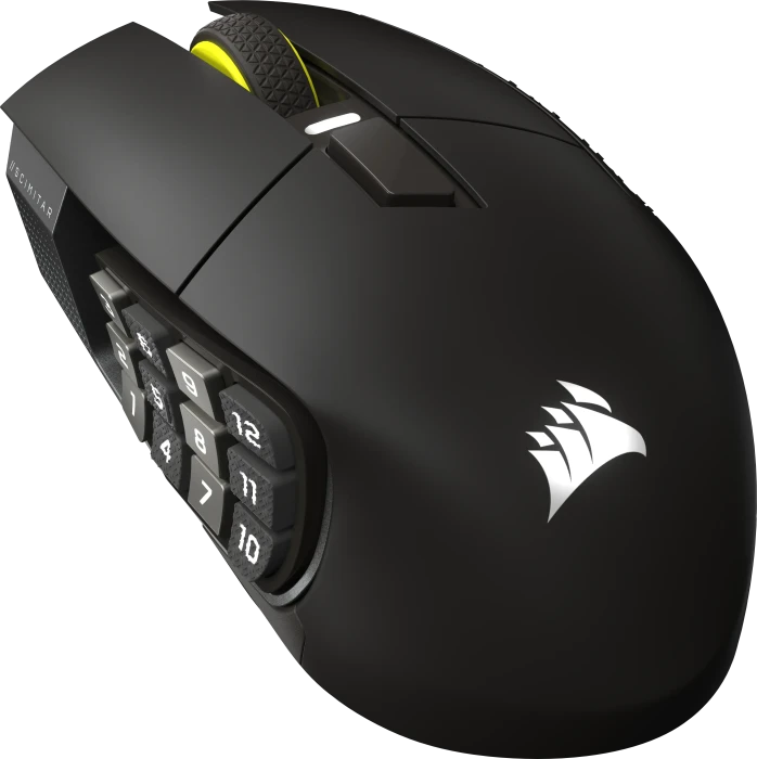 Corsair Scimitar Elite Wireless SE MMO, Gun Metal schwarz, USB/Bluetooth