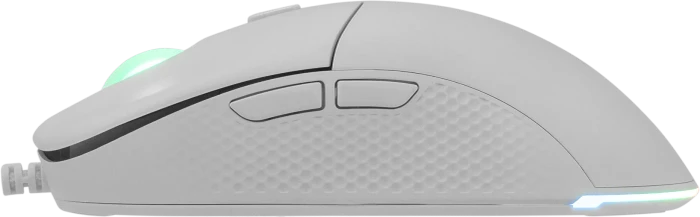 White Shark Bagdemagus White Gaming Mouse, weiß, USB