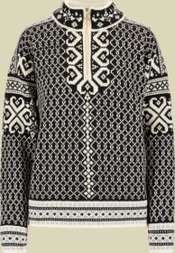 Dale of Norway Leknes Strickpullover coffee/off white/metal (Damen)