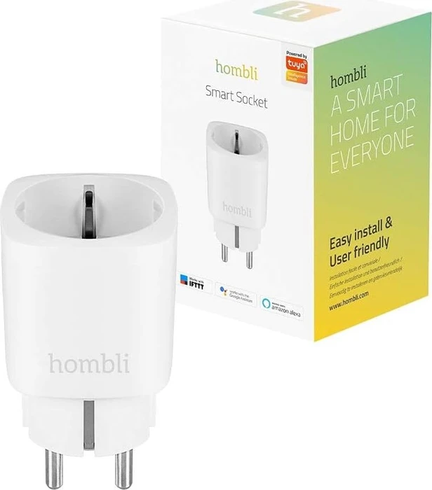 Hombli Smart Socket, 3680W, Smart-Steckdose, weiß