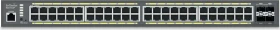 EnGenius Cloud Switch Series ECS Rackmount Gigabit Managed Switch, 48x RJ-45, 4x SFP+, 740W PoE+ (ECS1552P)