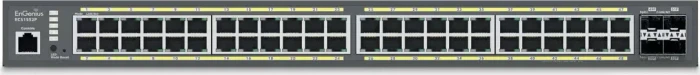 EnGenius Cloud Switch Series ECS Rackmount Gigabit Managed Switch, 48x RJ-45, 4x SFP+, 740W PoE+
