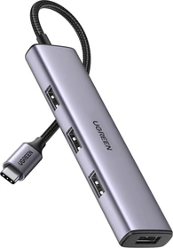 Ugreen Type-C Hub 4 ports, USB-C 3.0 [Stecker] (20841)