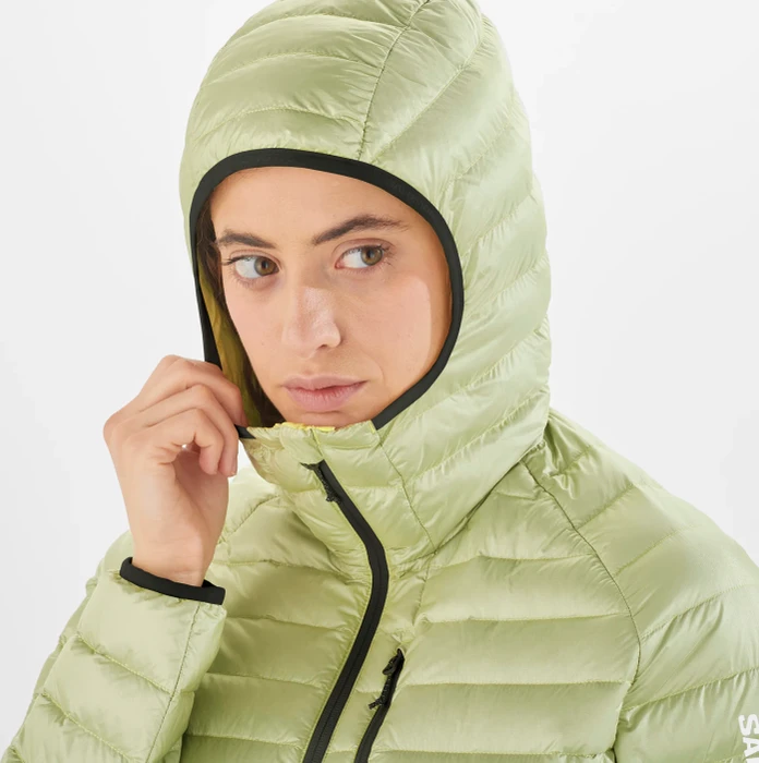 Salomon Elixir Micro Down Hooded Funktionsjacke charlock (Damen)