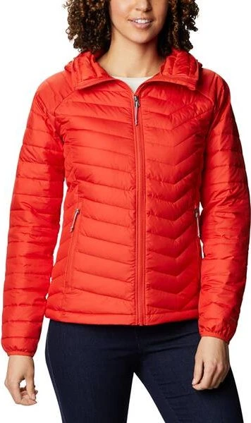 Columbia Powder Lite Hooded Jacke bold orange (Damen)