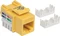 Intellinet Keystone Modul RJ-45 Buchse via Verlegekabel Cat5e, gelb Vorschaubild