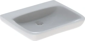 Geberit Renova Comfort Waschtisch barrierefrei 65cm, ohne Hahnloch, ohne Überlauf, weiß