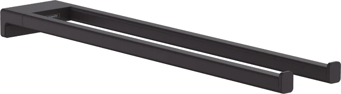 Hansgrohe AddStoris Handtuchhalter zweiarmig mattschwarz