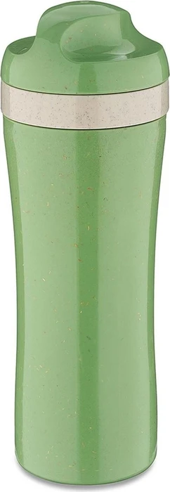 koziol Oase Trinkflasche 425ml nature leaf green