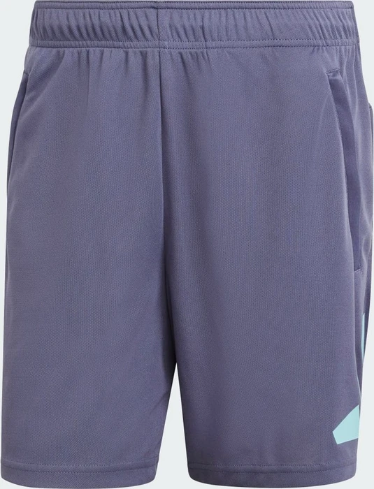 adidas Train Essentials Logo Training Trainingshose kurz shadow navy/mint ton (Herren)