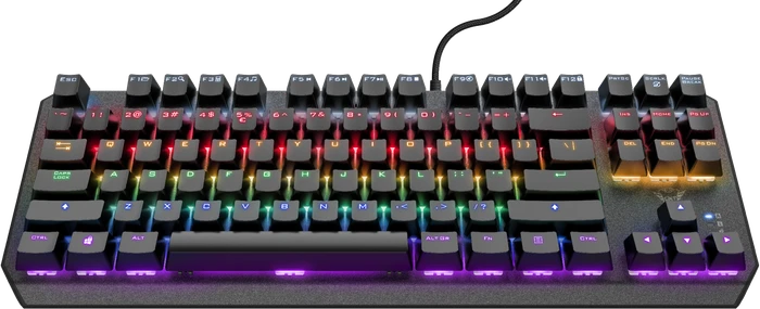 Trust Gaming GXT 834 Callaz TKL, LEDs RGB, Outemu Red, USB, DE