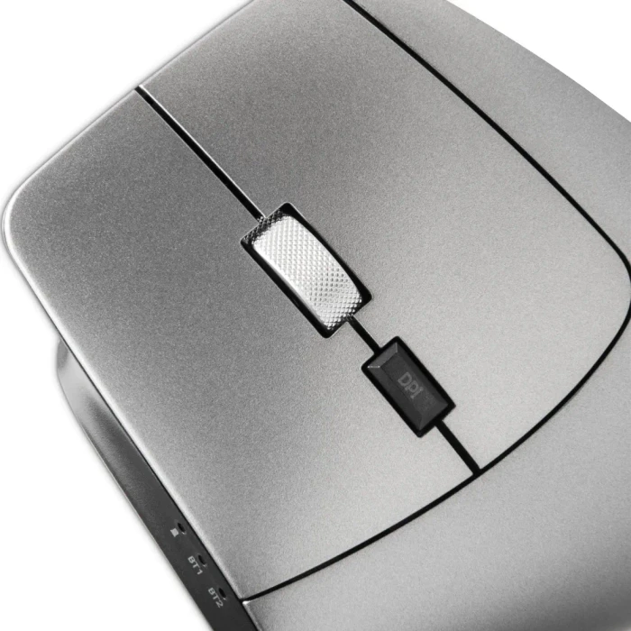 Hama EMW-700 Vertical Ergonomic Multi Device Mouse, grau/schwarz, USB/Bluetooth