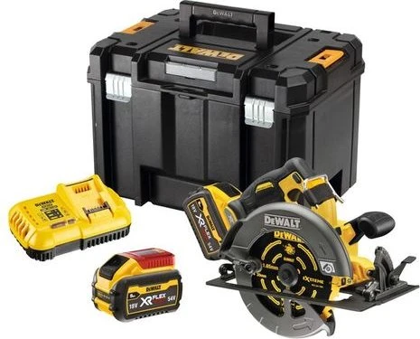 DeWalt DCS578X2 54V XR FlexVolt Akku-Handkreissäge inkl. Koffer + 2 Akkus 3.0Ah
