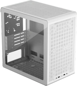 Cooler Master MasterBox Q300L V3, weiß, Glasfenster