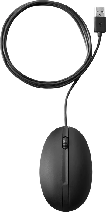 HP Wired Desktop 320M Mouse, schwarz, USB