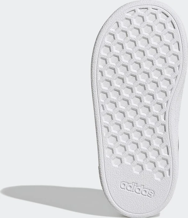 adidas Grand Court Lifestyle Hook and Loop cloud white/matte silver (Junior)