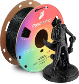 Polymaker Panchroma Galaxy PLA, Dark Black, Spule, 1.75mm, 1.00kg
