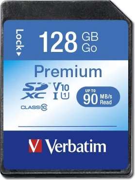 Verbatim Premium 600x R90 128GB, UHS-I U1, Class 10