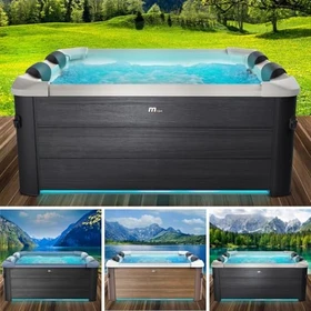 Miweba MSpa Frame Oslo F-OS063W Whirlpool quadratisch 160x160x65cm