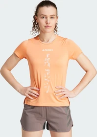 adidas Terrex Agravic Trail Laufshirt kurzarm amber tint (Damen)