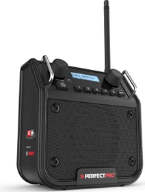 PerfectPro DABPRO Akku-/Elektro-Baustellenradio solo