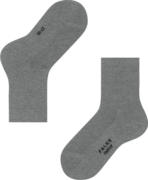 Falke Family Socken light greymel. (Junior)