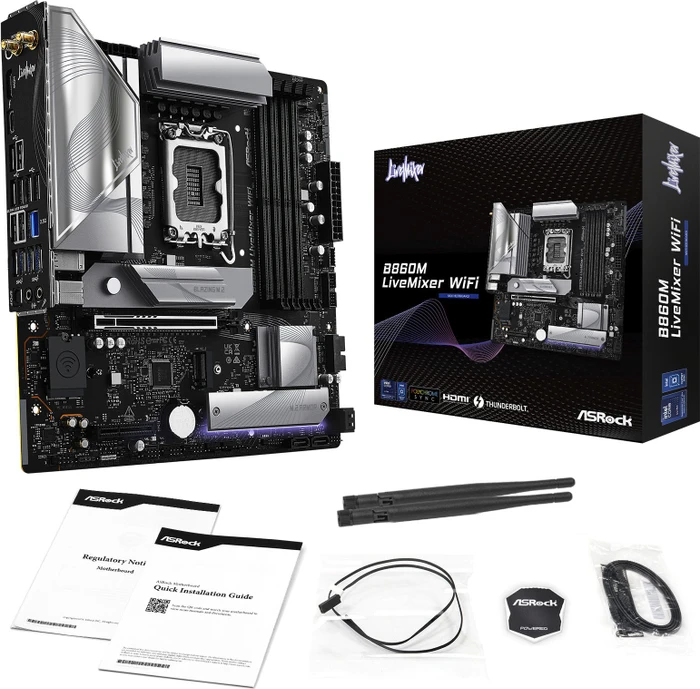 ASRock B860M LiveMixer WiFi (Intel 1851)