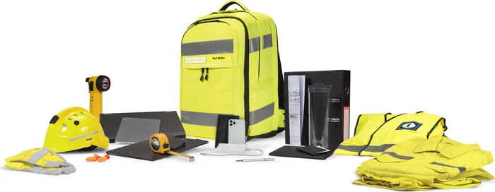 Dicota Hi-Vis 32-38 Liter, Notebook Rucksack, gelb