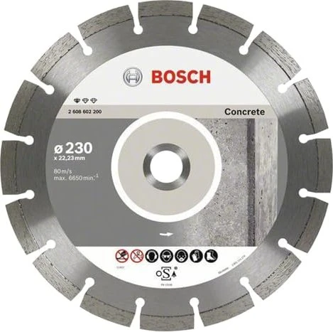 Bosch Professional Standard for Concrete Diamanttrennscheibe, 230x2.3x22.23mm, 10 Stück