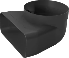 BSH Hausgeräte Adapterrohrstück Ø150mm, 90° rund-flach