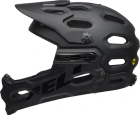 Bell Super 3R MIPS Fullface-Helm matte black/gray