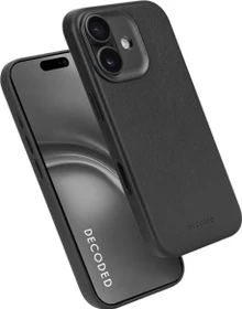 Decoded Leather Back Cover für Apple iPhone Air schwarz