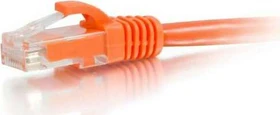 C2G Patchkabel, Cat6, U/UTP, RJ-45/RJ-45, 5m, orange