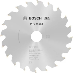 Bosch Professional Optiline Wood Kreissägeblatt 20Z, 130x2.4x20mm, 1 Stück