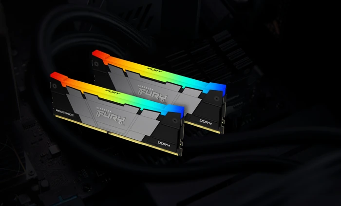 Kingston FURY Renegade RGB UDIMM 16GB Kit, DDR4-4000, CL19-23-23, 1RX8