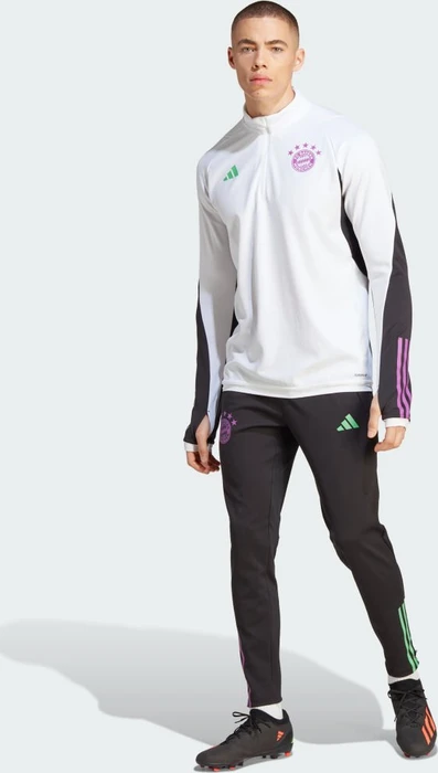 adidas FC Bayern München Tiro 23 Funktionsshirt langarm weiß (Herren)