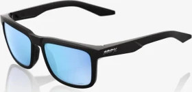 100% Blake matte black/hiper blue multilayer mirror lens