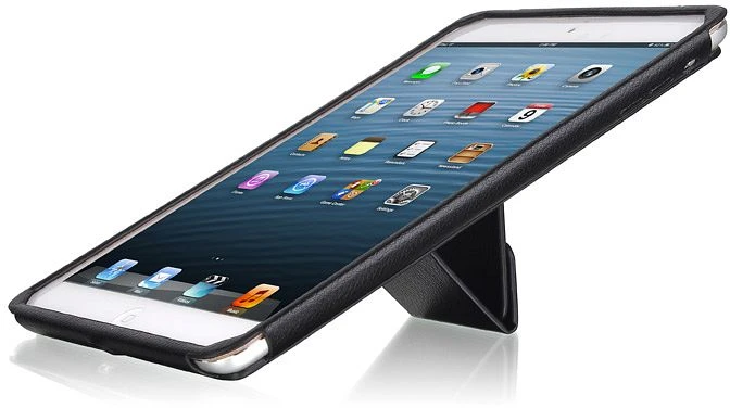 Luxa2 Lucca iPad mini Leder Schutzhülle und Stand rot