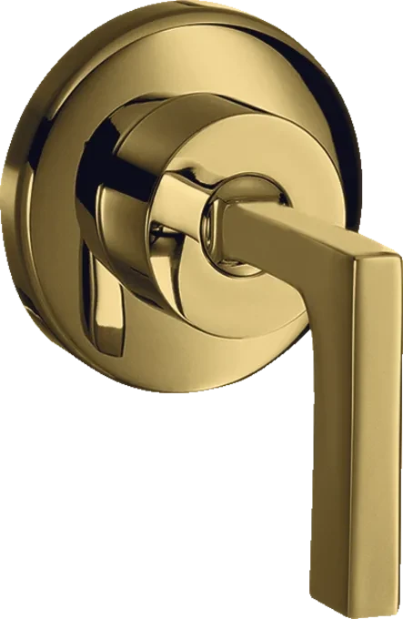 Hansgrohe Axor Citterio Absperrventil Unterputz mit Hebelgriff polished gold optic